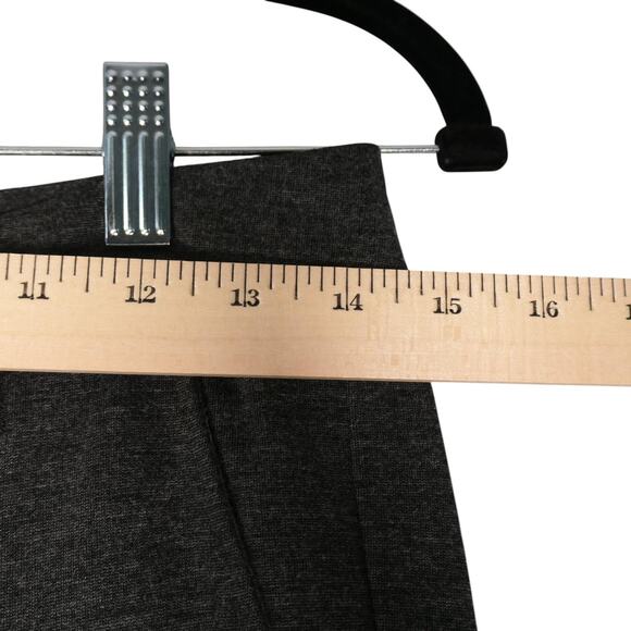 CABI My Favorite Trousers Ponte Pants Womens 6 Gray Flare Career Knit Style 575R - Picture 6 of 11